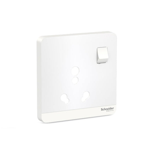 Schneider AvatarOn 6/16A Switched Socket Cover White (Pack of 12)