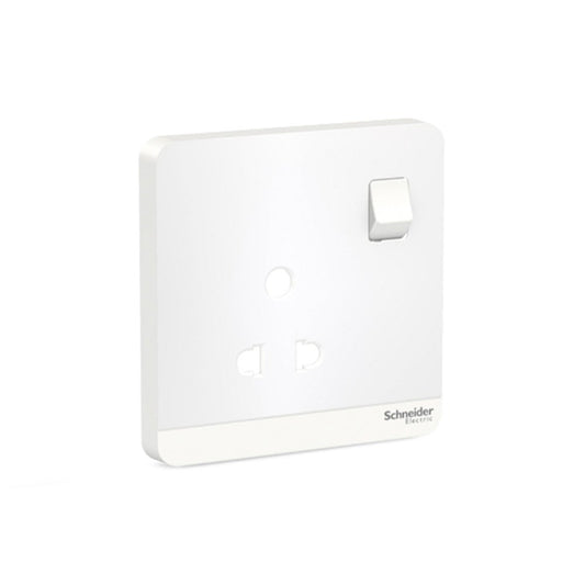 Schneider AvatarOn 6A 2/3 Pin Switched Socket Cover White (Pack of 12)