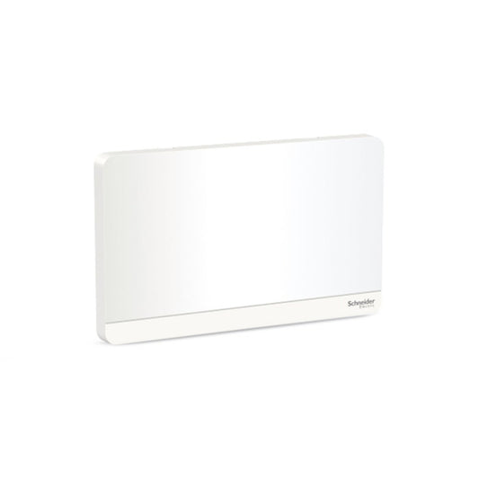 Schneider AvatarOn 2 Gang Blank Plate White (Pack of 10)