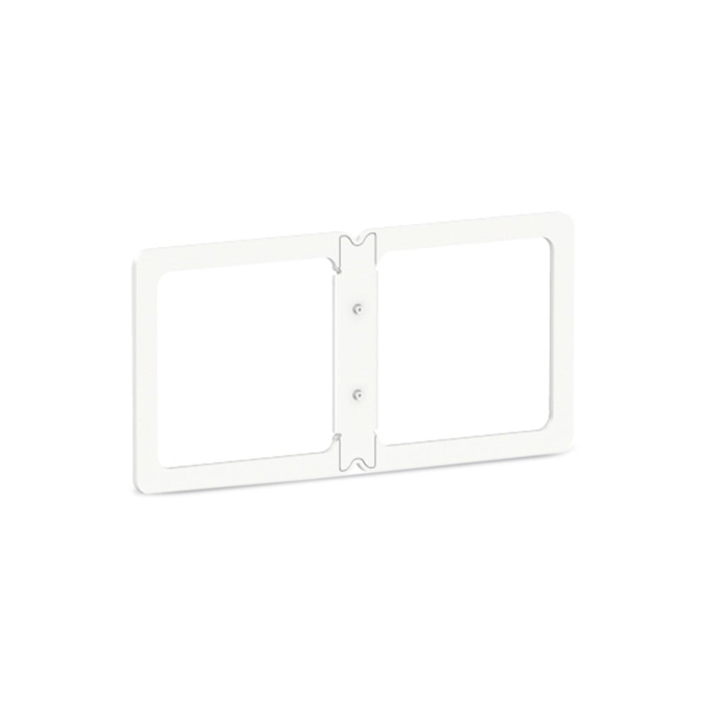 Schneider AvatarOn 2 Gang Blacket/Frame White (Pack of 1)